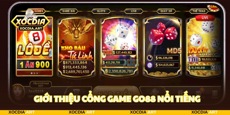 Cổng game GO88 tự hào là địa điểm kiếm tiền minh bạch