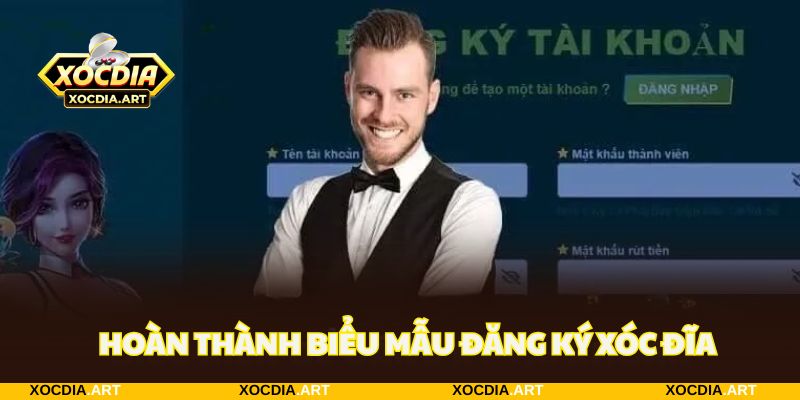 Hướng dẫn đăng ký tài khoản - Hoàn thành 4 thông tin