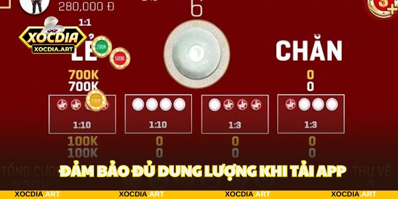 Hãy kiểm tra dung lượng điện thoại trước khi cài đặt app
